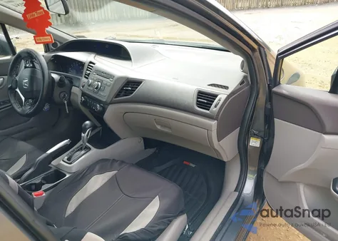 2012 Honda Civic Ex из США, поврежденный, VIN 19XFB2F80CE108417